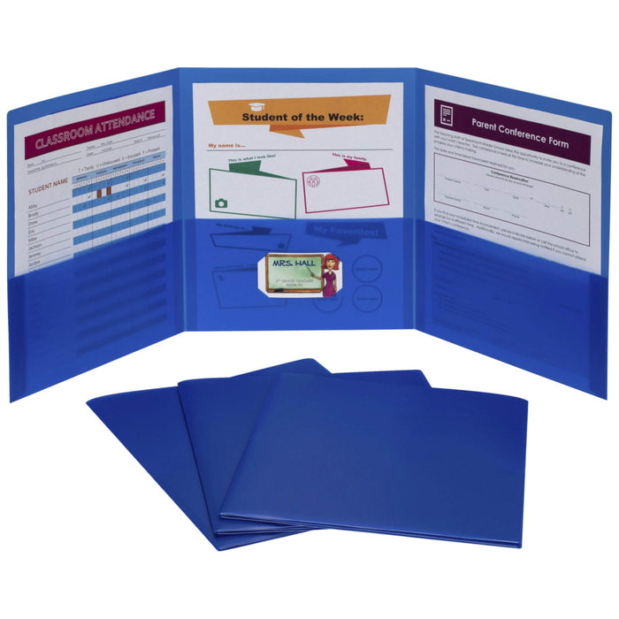 C-Line File Folder, 24 Count (Pack of 1), Blue