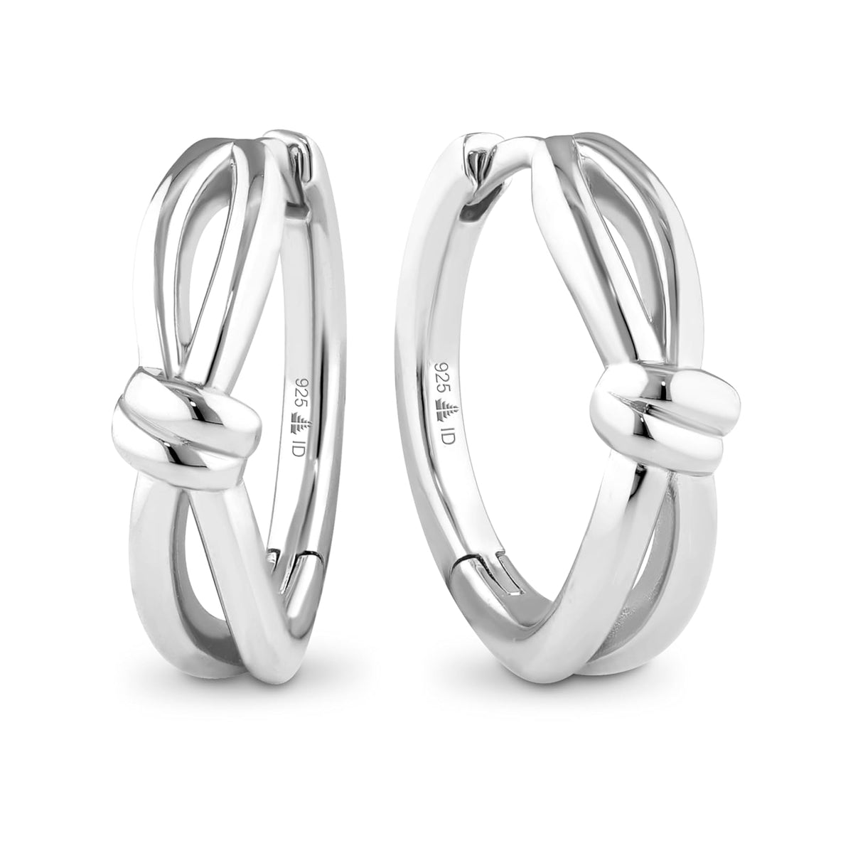 DEVATA Earring, 18mm x 17mm, Silver 925/Love Knot LVN8222