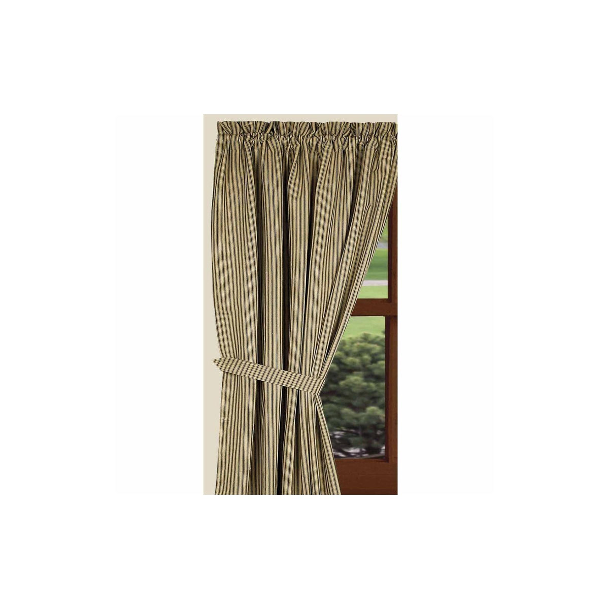 Home Collections by Raghu Curtain, 63"W x 72"L (Pack of 1), Multi Color