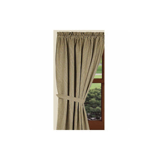 Home Collections by Raghu Curtain, 63"W x 72"L (Pack of 1), Multi Color