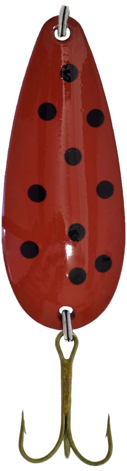 Adamsbuilt Sierra Spec Spoon Lure, Red/Black Dot Crd, 7/8-Ounce
