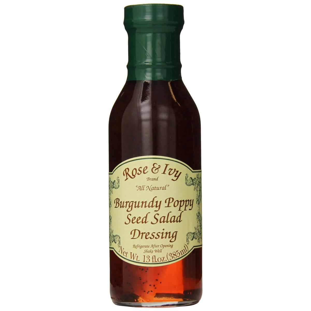 Rose & Ivy Salad Dressing, 13 Fl Oz (Pack of 1), burgundy