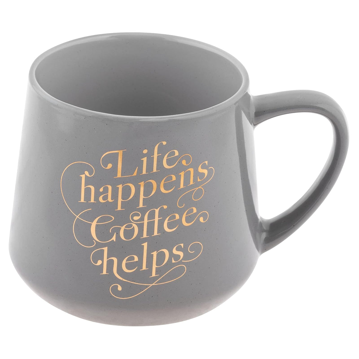 Karma Drinking Cup, 16 Ounces, LIFE HAPPENS COFFEE HELPS