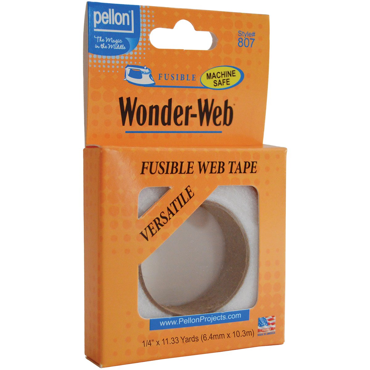 Pellon Adhesive Tapes, 0.25" x 11.33yd, White