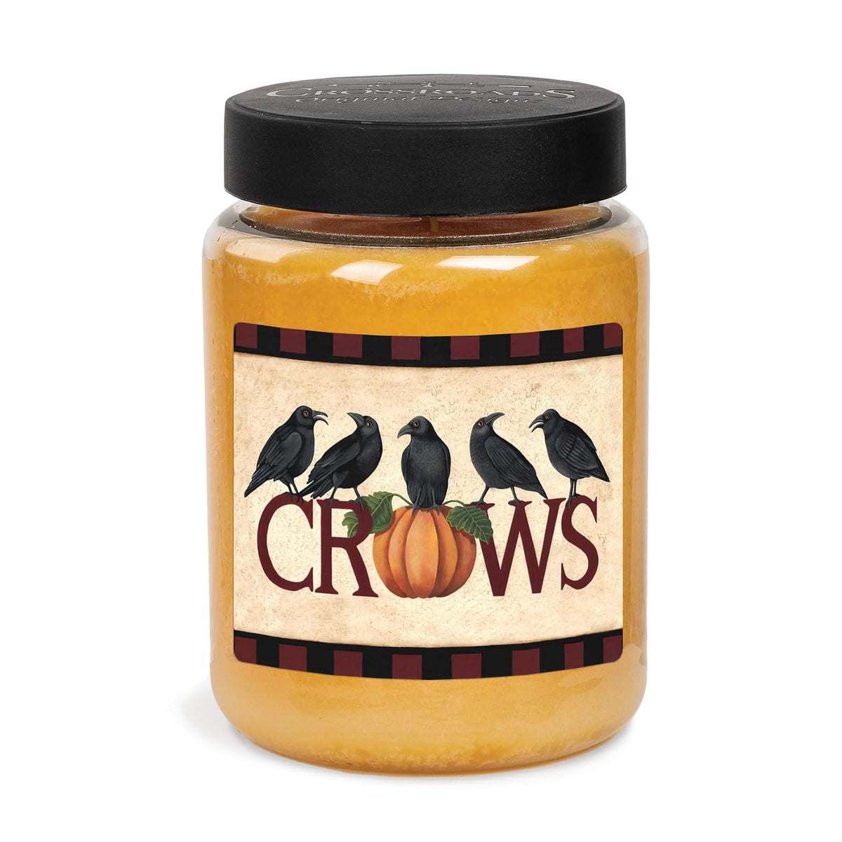 CROSSROADS ORIGINAL DESIGNS Candle, 26 oz., Brown
