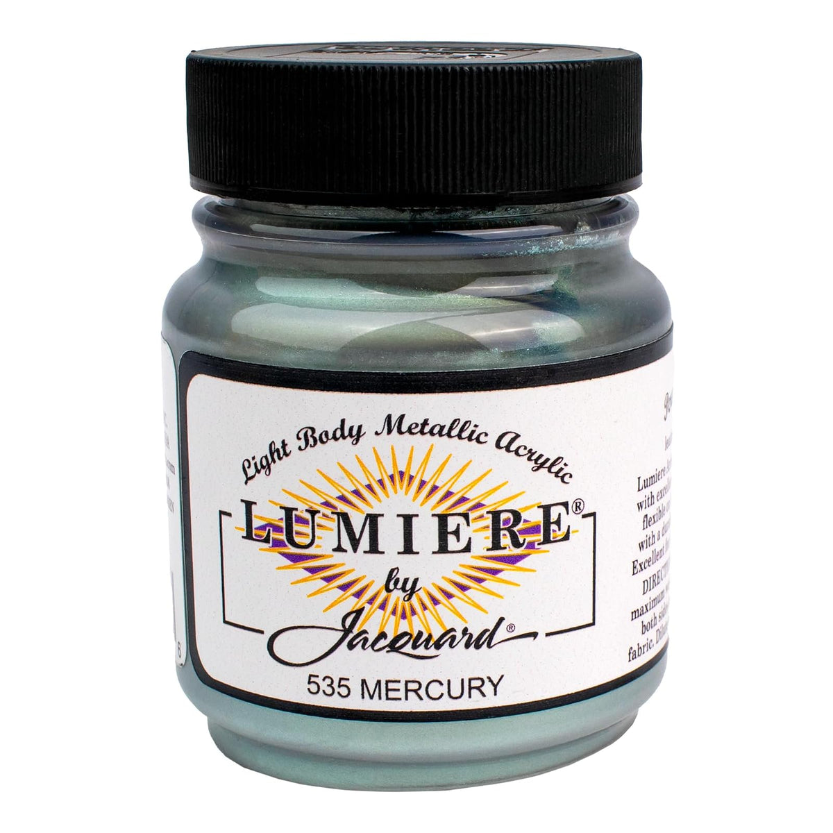 Jacquard Paint, 2.25 Fl Oz (Pack of 1), Mercury