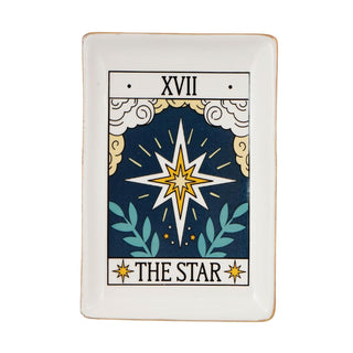 Fantasy Gifts Tray, 4.5" x 1" x 6.5", White