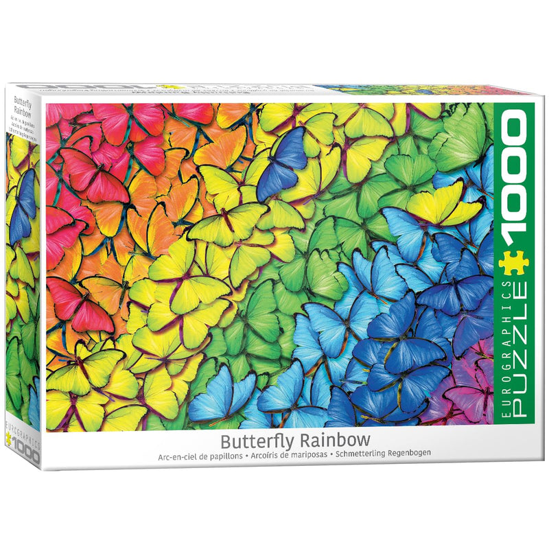 Eurographics Butterfly Rainbow 1000 Piece Puzzle for Adults