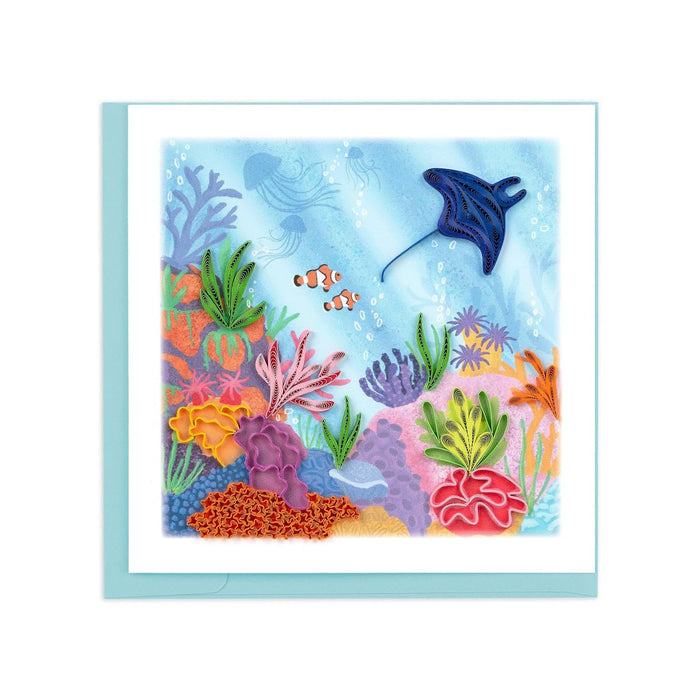 Quilling Card Greeting Card, 6 in. x 6 in., Multicolor