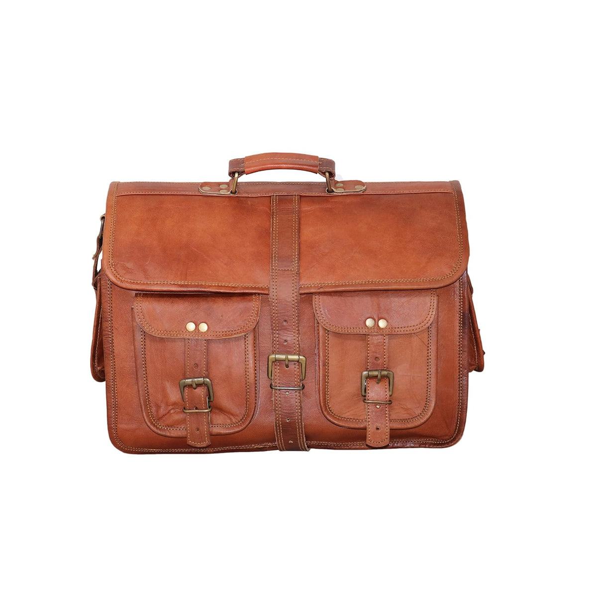 jaald Handbag, Brown, Dual Pocket