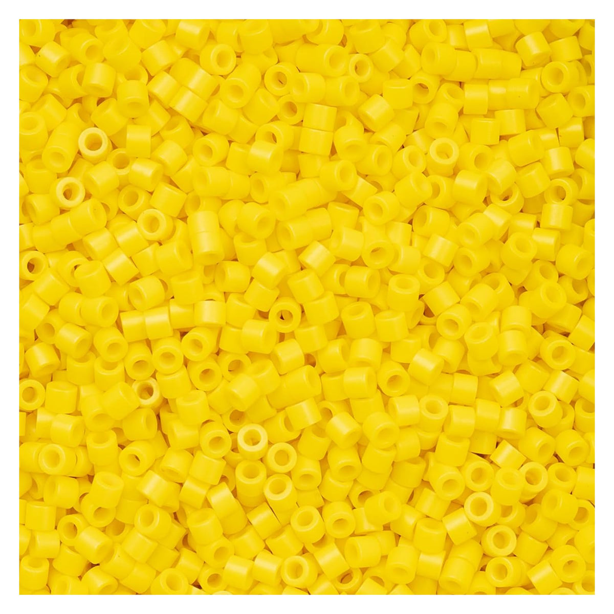 John Bead Craft Bead, Size 11, Yellow