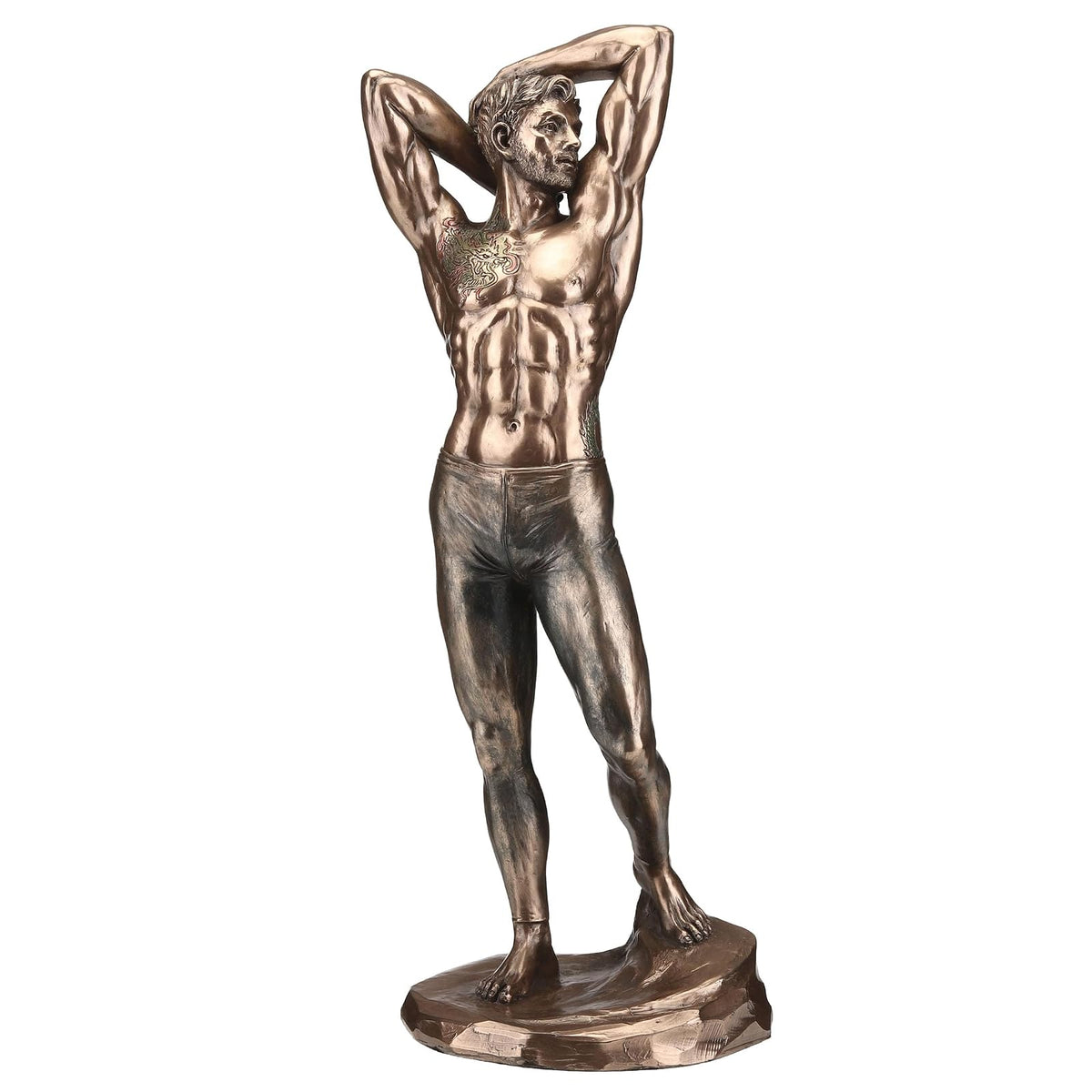 Veronese Design Sculpture, 4.88 x 3.5 x 11.75 inches, Bronze