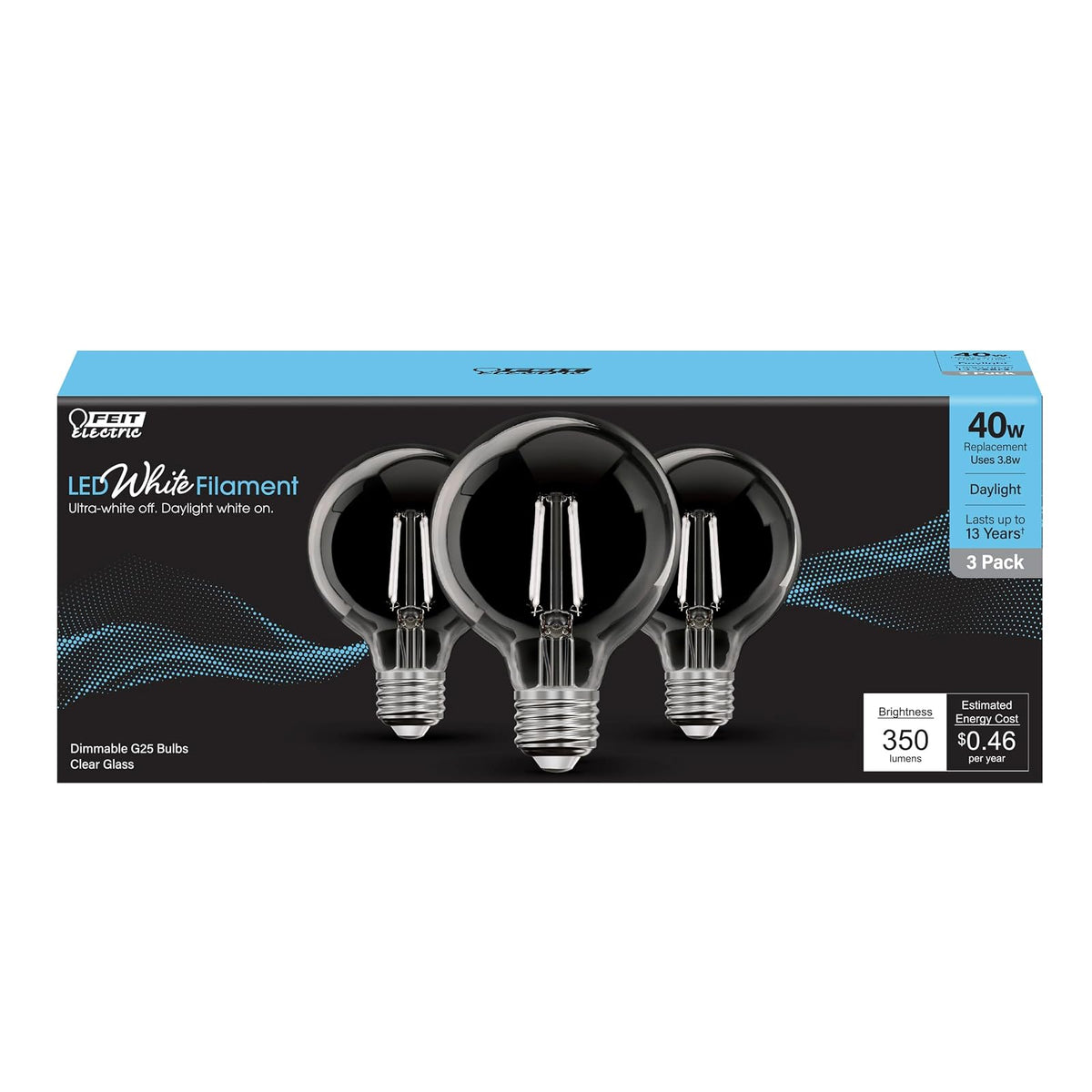 Feit Electric Light Bulb, One Size, 5000k Daylight