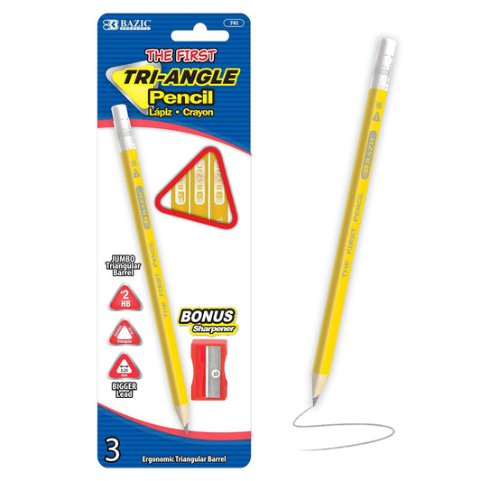 BAZIC Iris Metal Mechanical Pencil, 0.5 mm, Assorted, 4 Per Pack