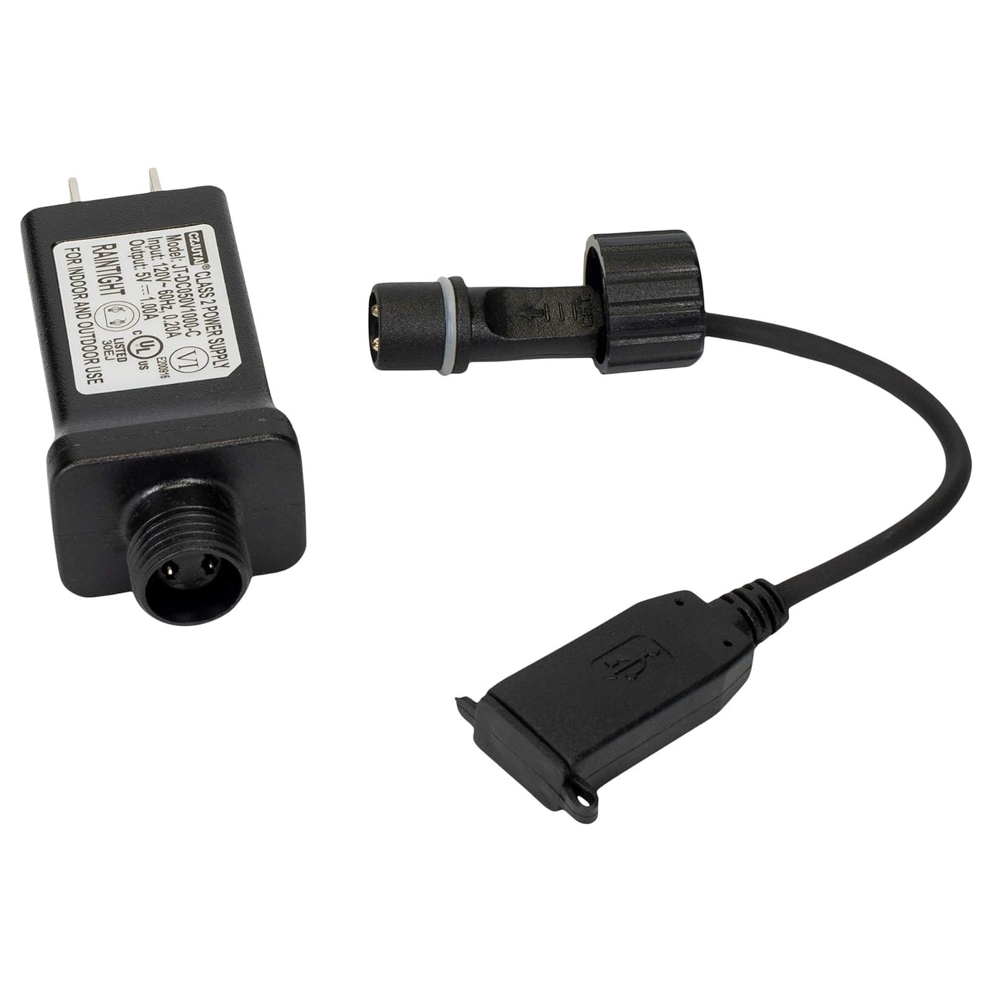 Roman USB UL PLUG ADAPTOR INDOOR/OUTDOOR IP44 5V