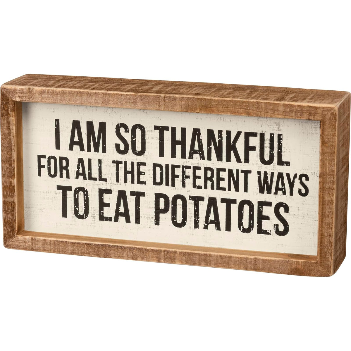 Primitives by Kathy Decorative Signage, 8 inches x 4 inches x 1.75 inches, Woode