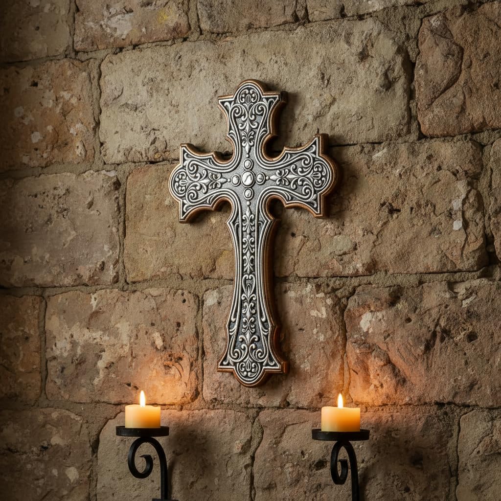 Comfy Hour Wall Art, 7.9"L x 0.6"W, Antique Silver