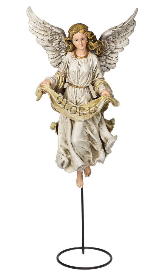 Roman 30" Color Gloria Angel Figurine