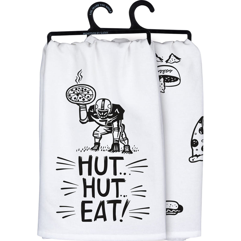 Primitives by Kathy Hut Hut Eat! Decorative Kitchen Towel
