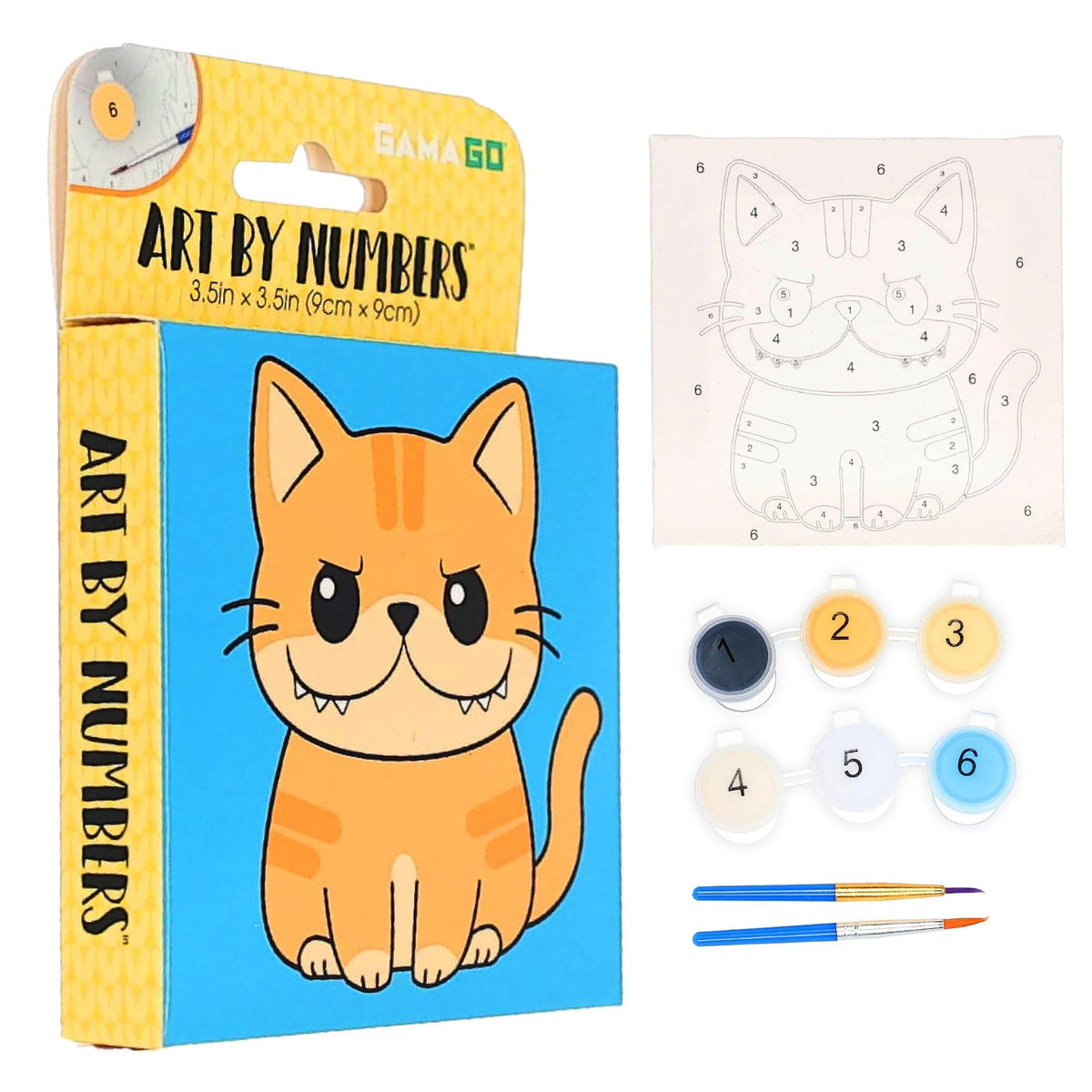 AQUARIUS Art Craft Kit, 3.5 x 3.5 inches, Multicolor