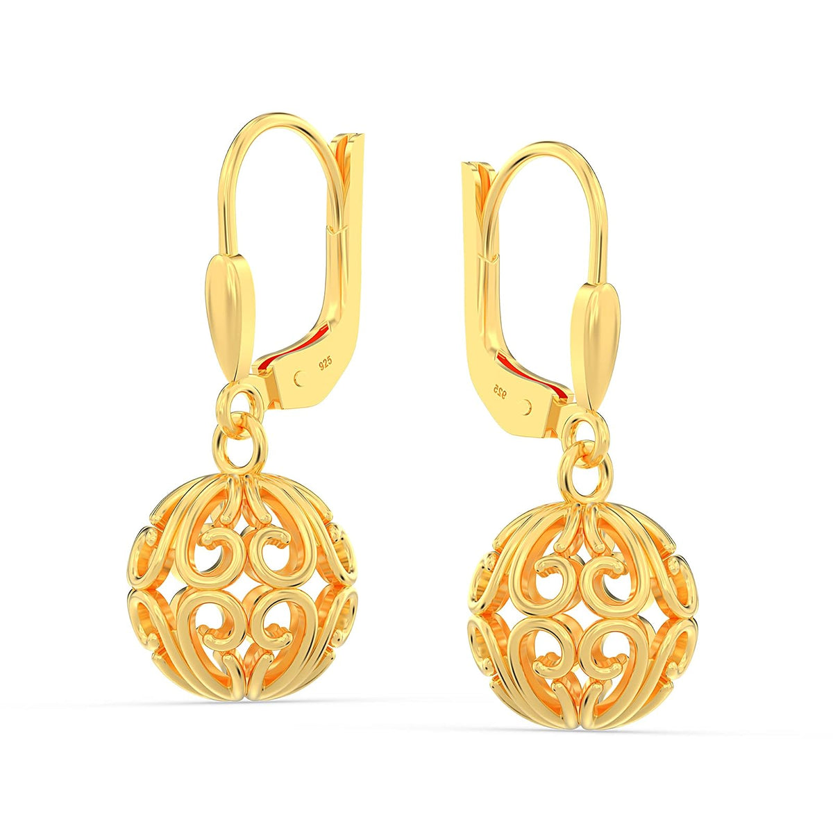 LeCalla Earring, 10MM, Gold-Plated-10MM