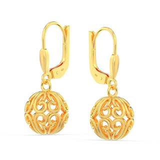 LeCalla Earring, 10MM, Gold-Plated-10MM