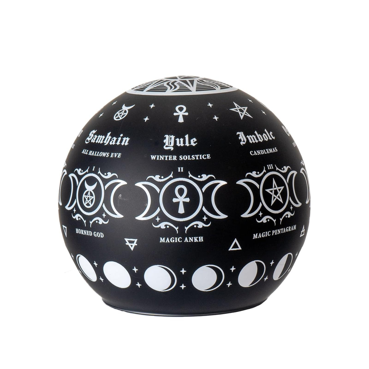 Pacific Giftware Globe, Black / White, Modern Gothic