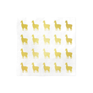 Harman Disposable Napkin, 5" x 5", Gold