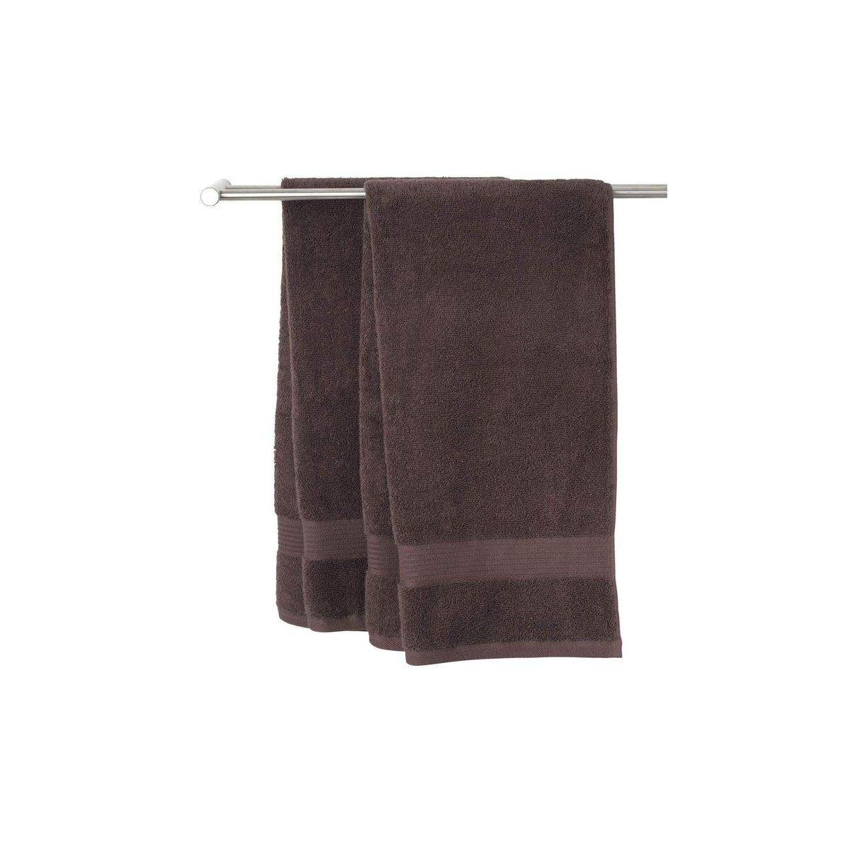 Ekorganix Towel, Medium Bath Towel 20x40", Brown