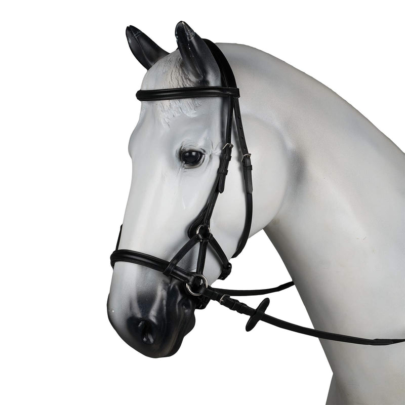 HORZE Denver Bitless Bridle - Black - Warmblood