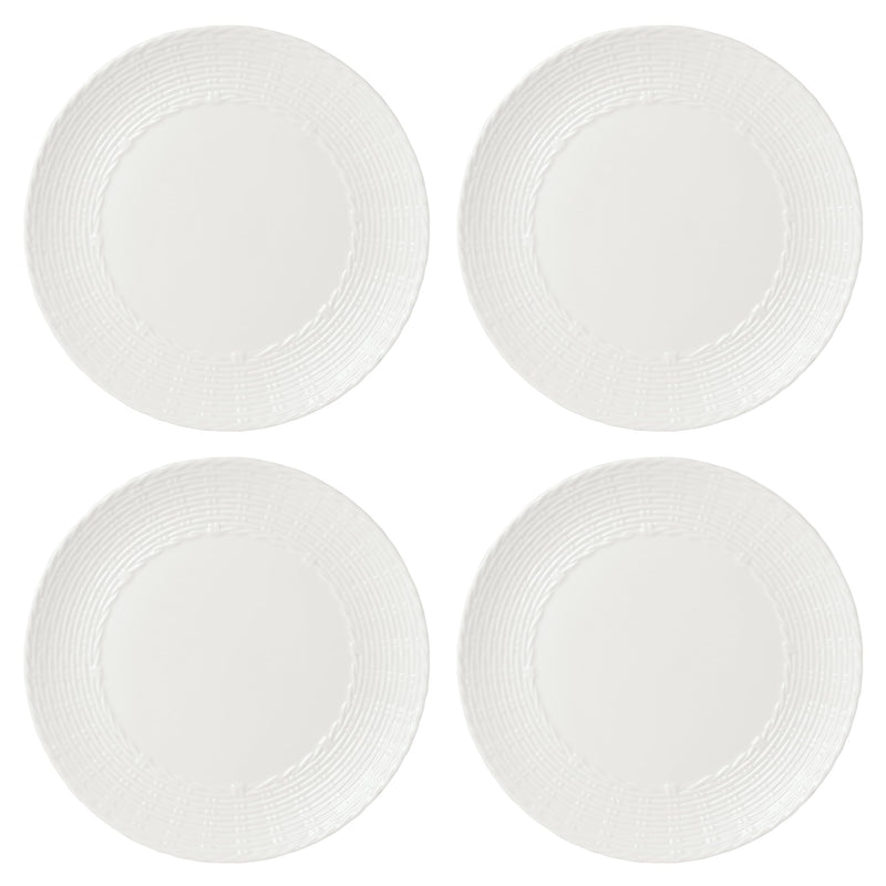 Lenox Wicker Creek Dinner Plates, Set of 4, 7.10, White