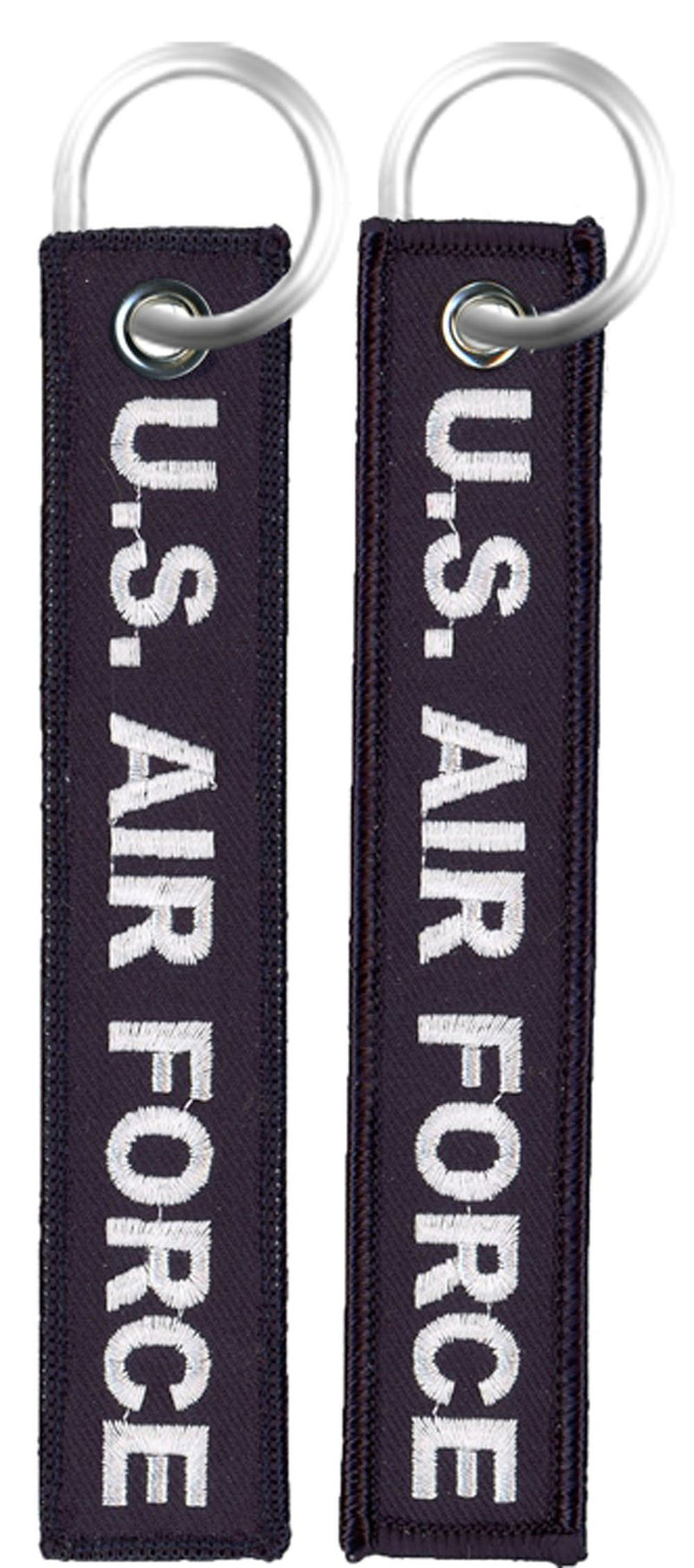 U.S. Air Force Navy Blue Embroidered Key Chain