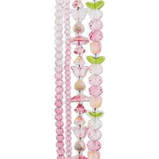 Crystal Lane Diy Craft Bead, Treehouse Mix, Pink Mix