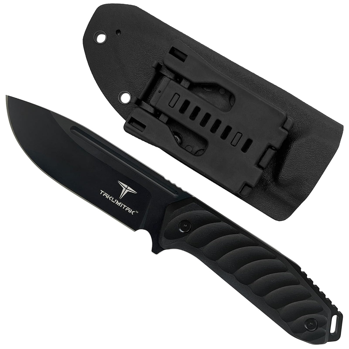 TAKUMITAK Knife, 4.5", Black TKF208BK
