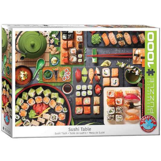 EuroGraphics Sushi Table 1000 Piece Puzzle for Adults