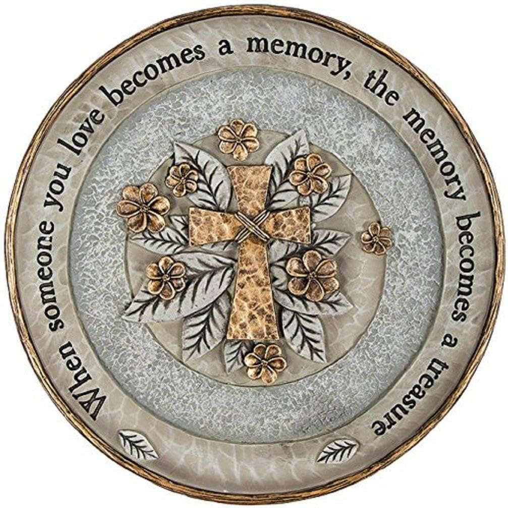 Carson 10" Resin Treasured Memory Garden Stone Plaque