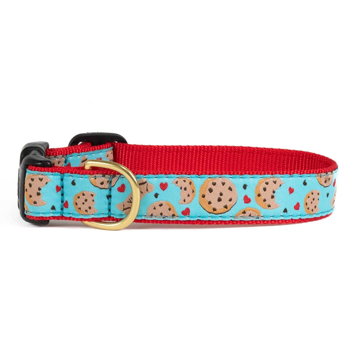 Up Country Animal Collar, Medium (12"-18") 1" width, Blue