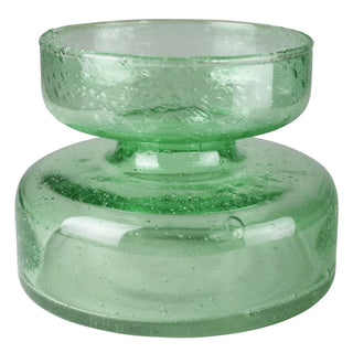 HomArt Vase, 5 x 5 x 4 inches, Green