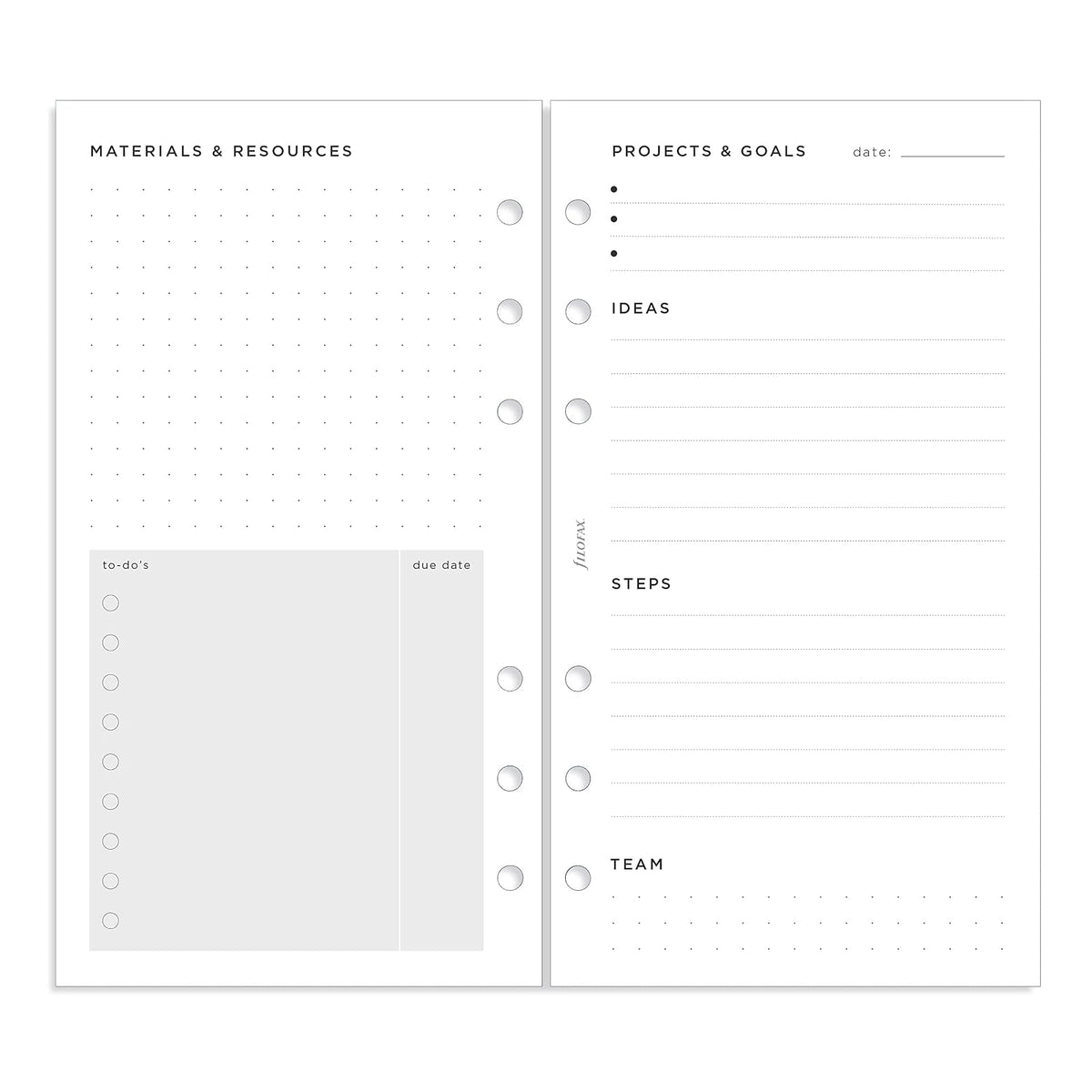 Filofax Planner, Personal, White