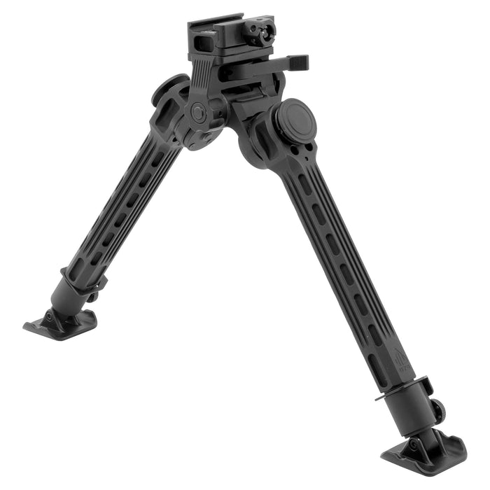 Leapers UTG Big Bore Full Stability Bipod, 9"-14" Center Height, Black