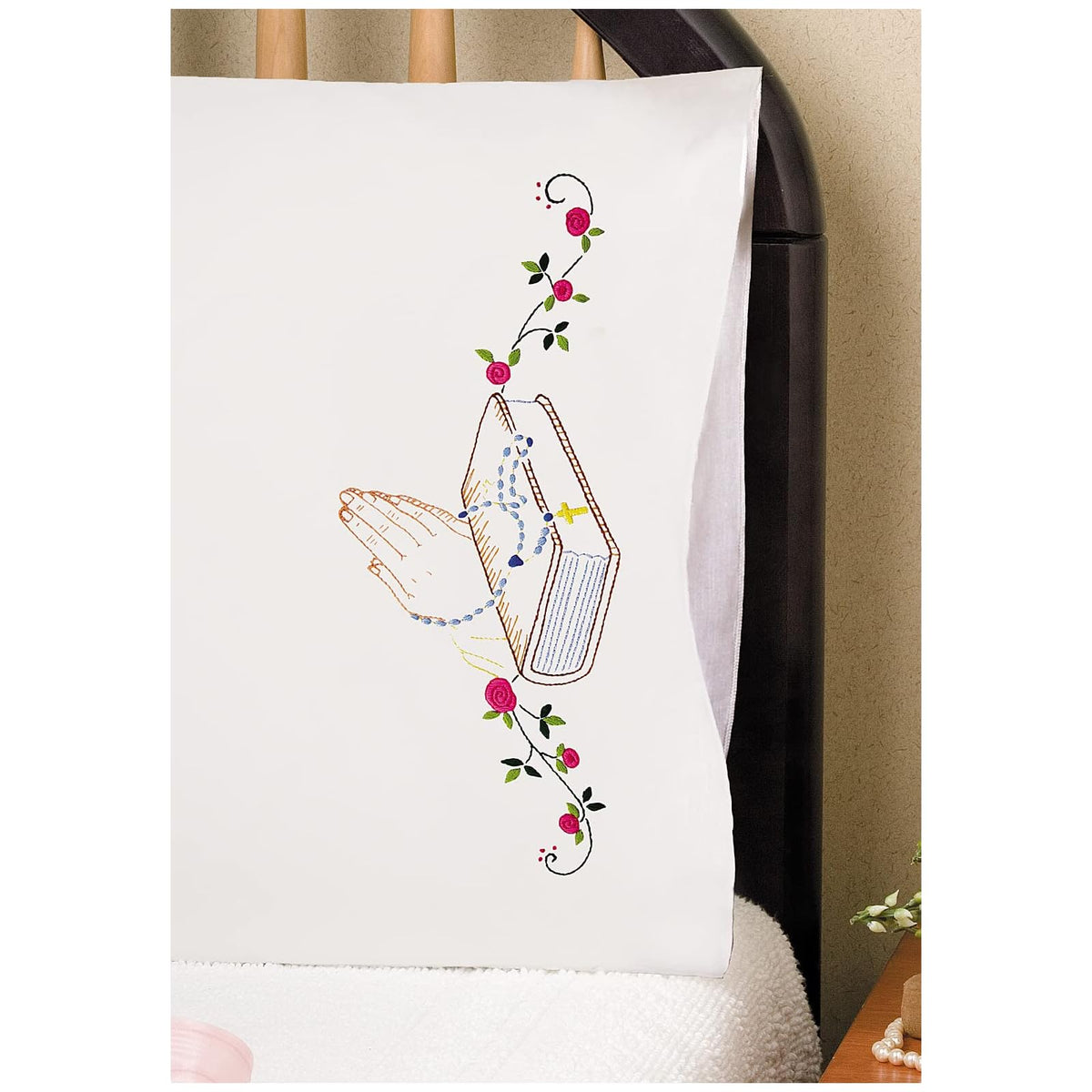 Design Works Crafts Pillowcase, Standard, In Prayer