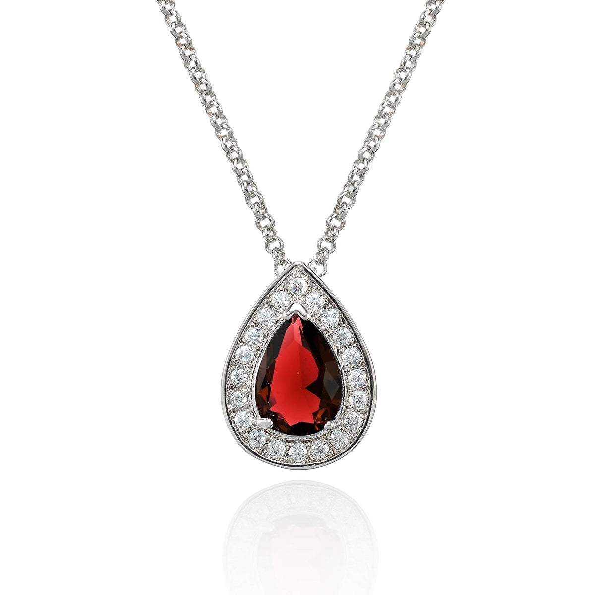 namana Necklace, Red, Chain,Elegant