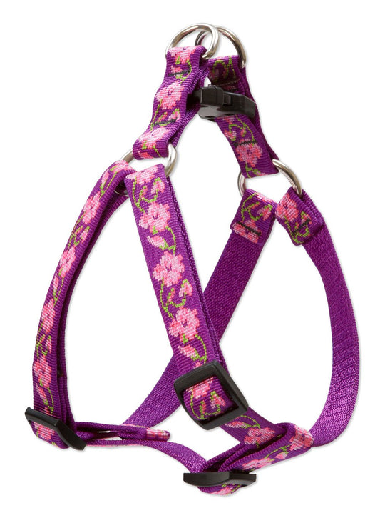 Lupine Pet Originals 3/4" Rose Garden 20-30" Step In Harness for Medium Dogs