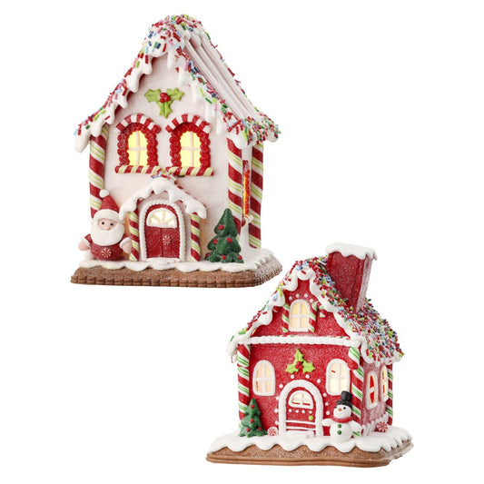 Regency International 7" Led Bty/TMR Cookie Sprinkles House 2Ast, Set of 2