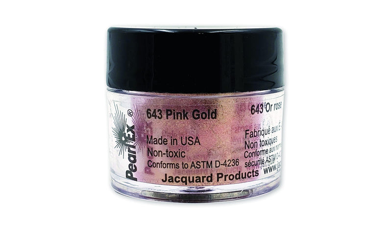 Jacquard Pearl EX Powdered Pigments 3 Grams-Pink Gold