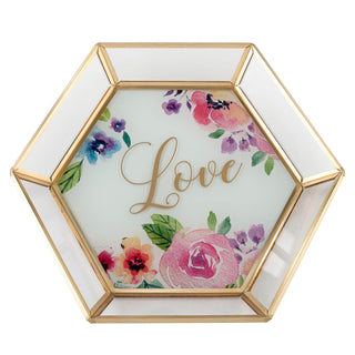 Lillian Rose Tray, 8.3", Multicolor