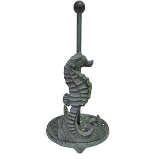 De Leon Collections Paper Towel Holder, 13"H x 6.7"W x 6.7"D, Seafoam Green
