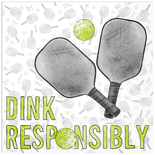 ihr SINCE 1977 Disposable Napkin, 5" x 5", Dink Responsibly