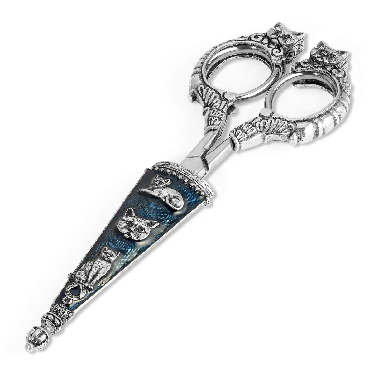 1928 Jewelry Company Scissors, Blue, Vintage