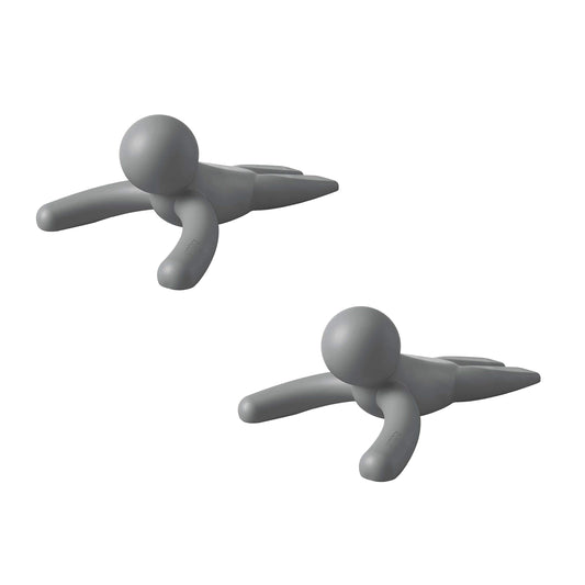 Umbra Doorstop, 2 Pack, Dark Grey